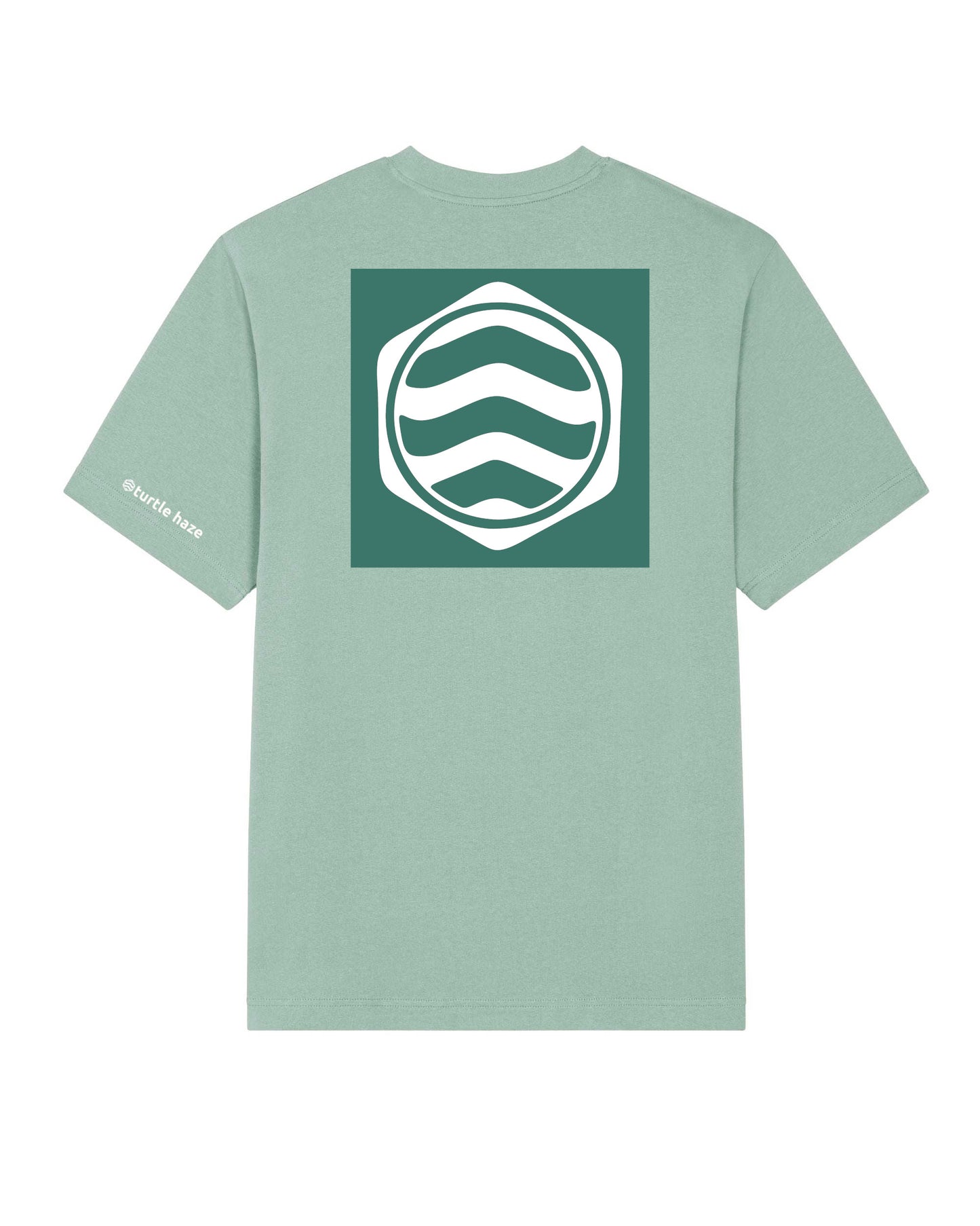Camiseta cuadro celeste