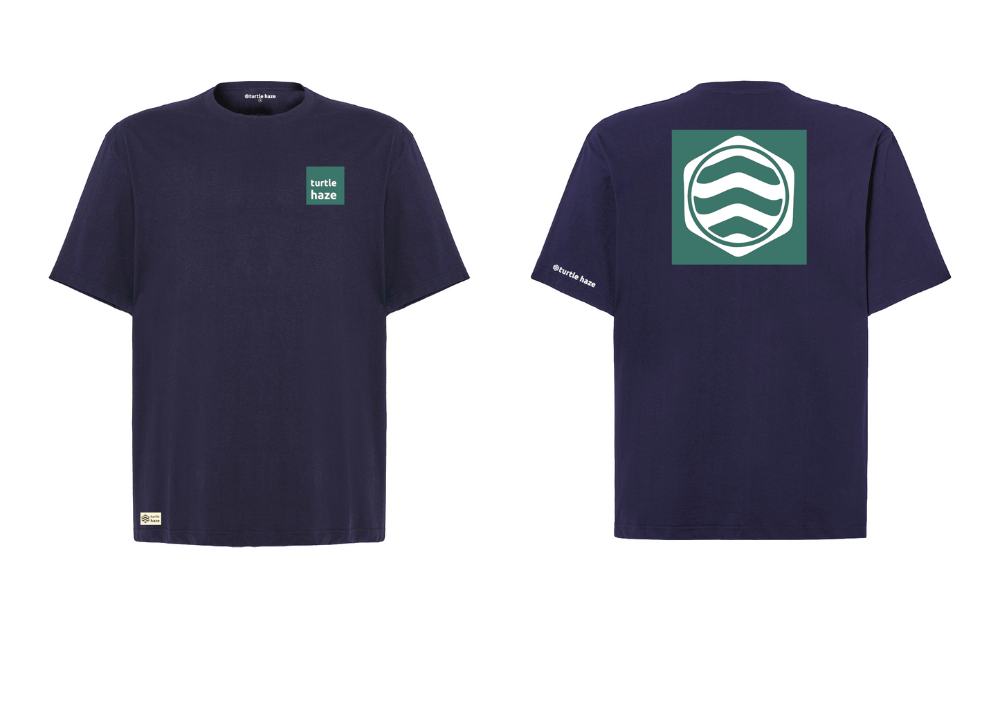 Camiseta Oversize Cuadro Celeste