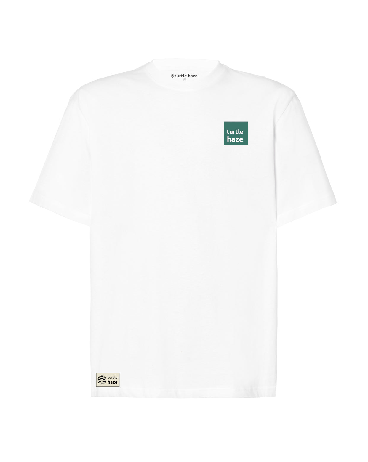 Camiseta Oversize Cuadro Celeste