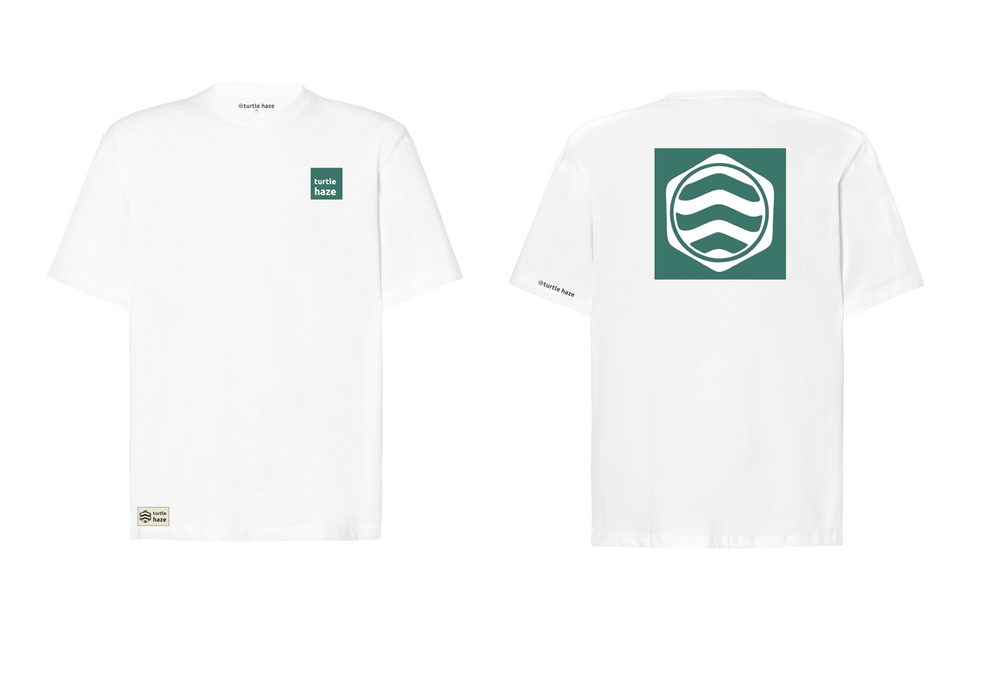 Camiseta Oversize Cuadro Celeste