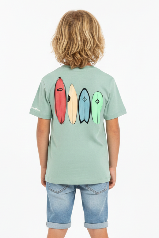 Camiseta Tablas Colores Niño