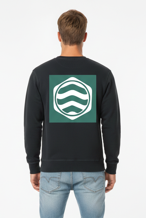 Sudadera Cuadro Celeste