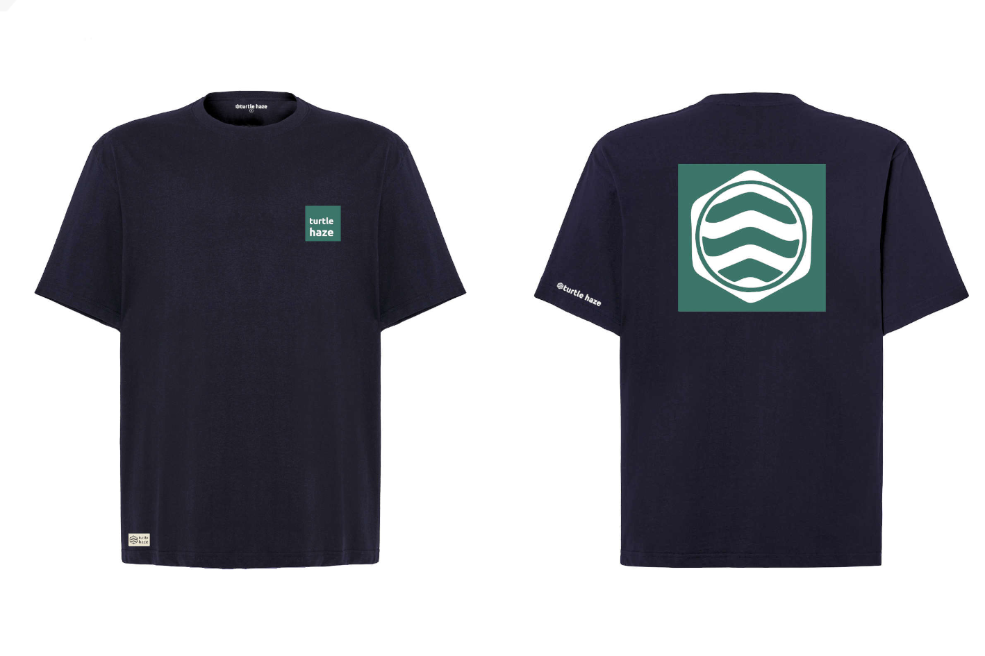 Camiseta cuadro celeste