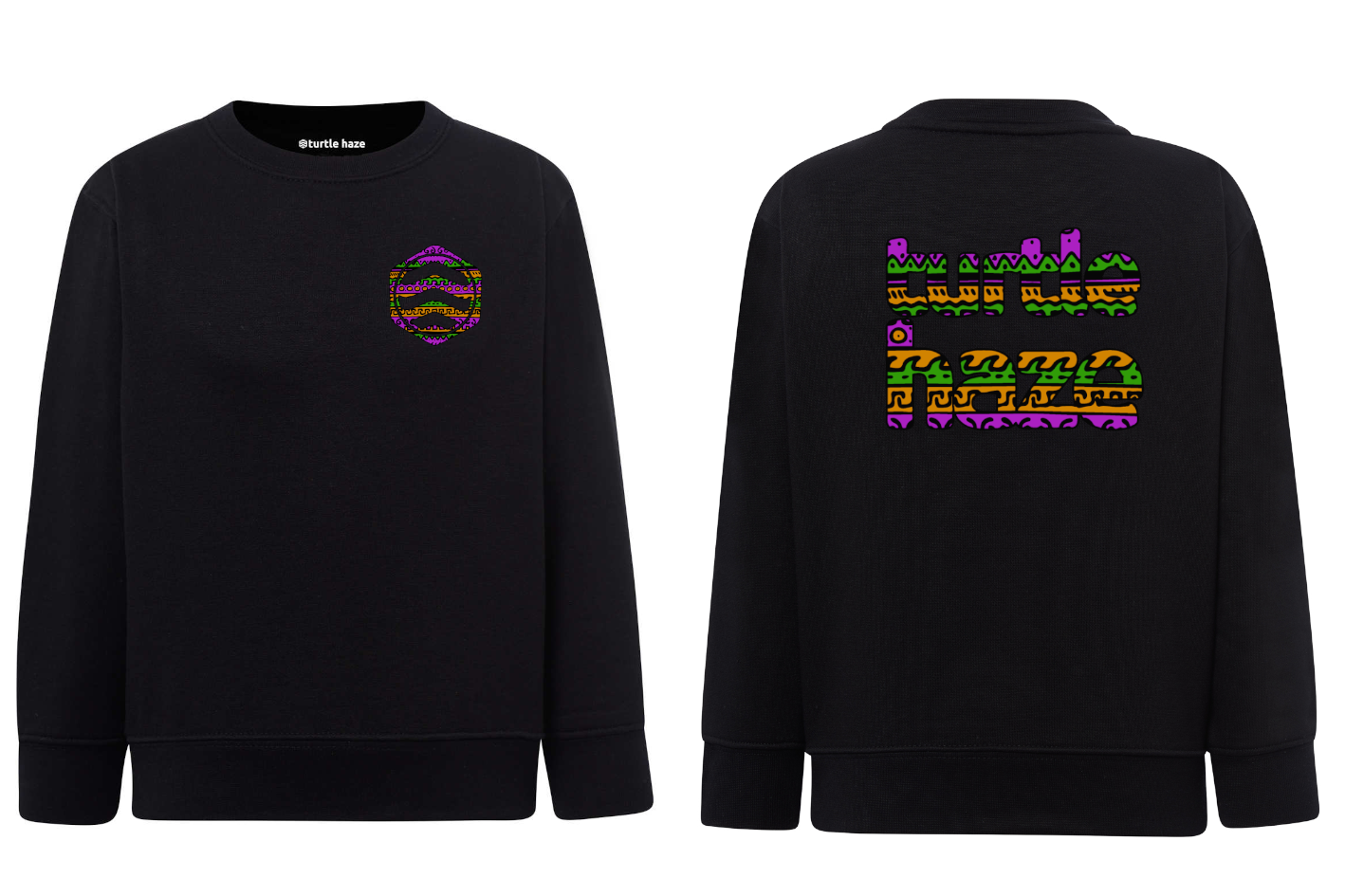 Sudadera Étnica Morada Niño