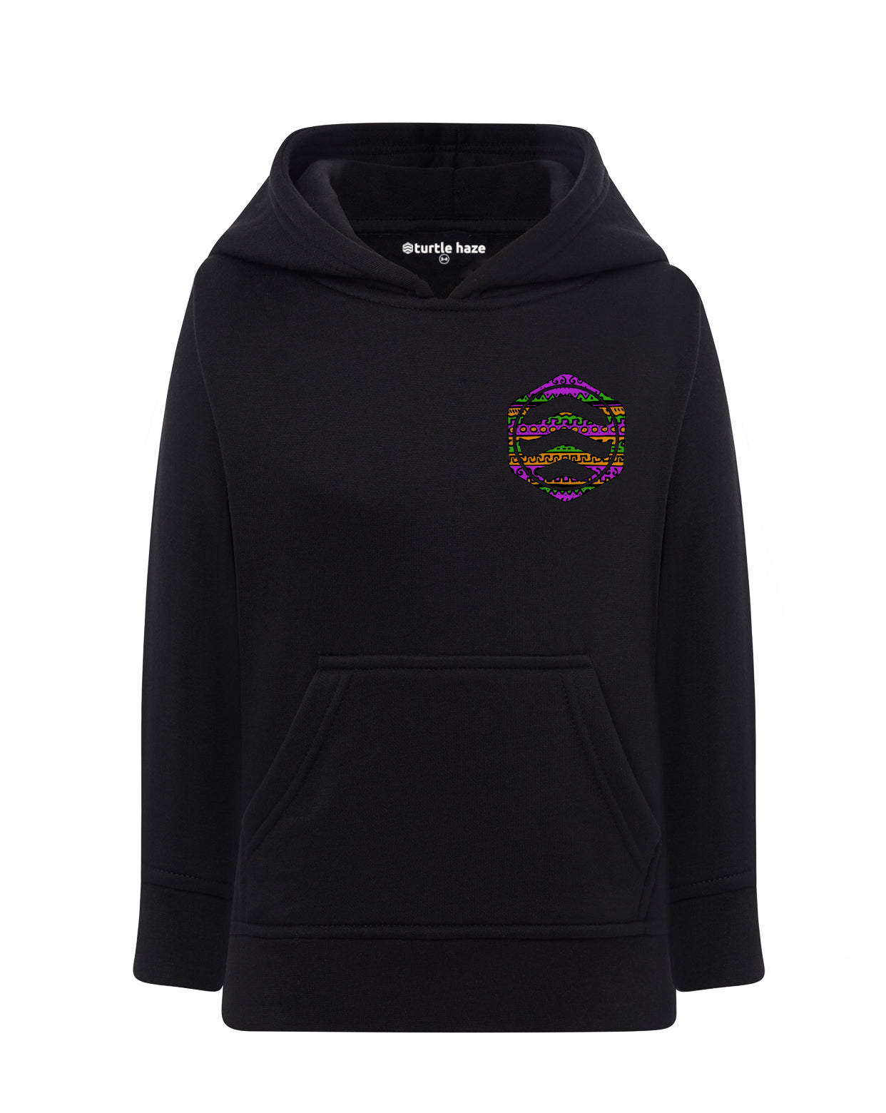 Sudadera Capucha Étnica Morada Niño